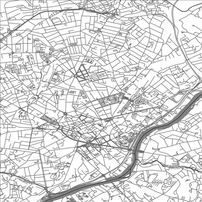 ROAD MAP OF LIMOGES, FRANCE BY MAPBAKES