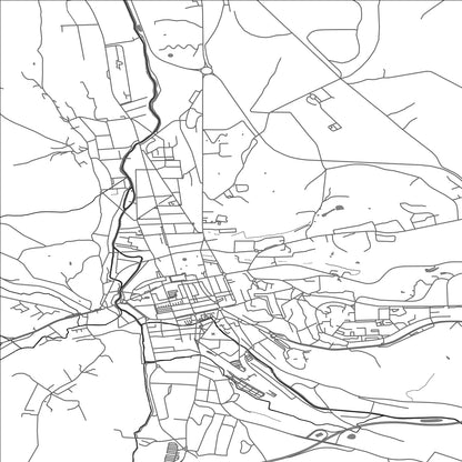 ROAD MAP OF LISIEUX, FRANCE BY MAPBAKES