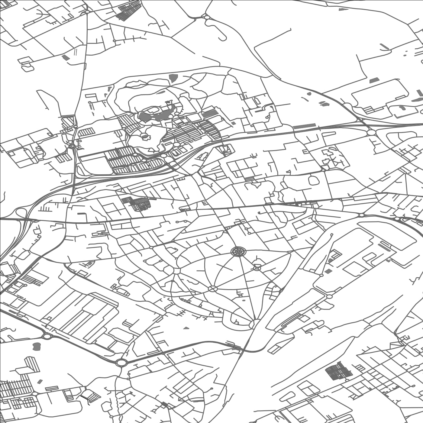 ROAD MAP OF LOMME, FRANCE BY MAPBAKES