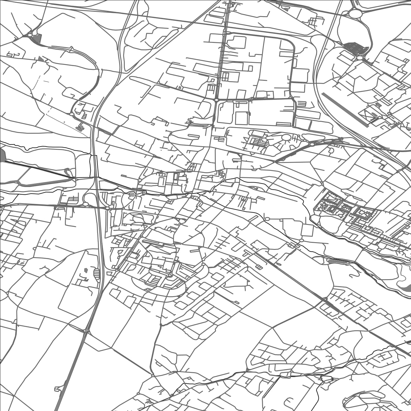 ROAD MAP OF LONGJUMEAU, FRANCE BY MAPBAKES