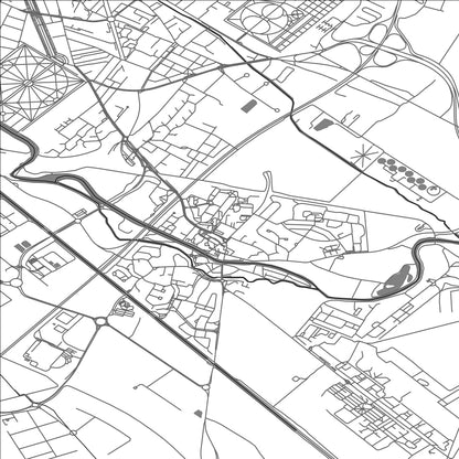 ROAD MAP OF LONGVIC, FRANCE BY MAPBAKES