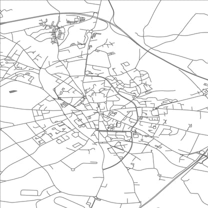 ROAD MAP OF LOUDEAC, FRANCE BY MAPBAKES