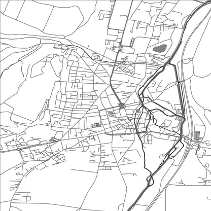 ROAD MAP OF LOUVIERS, FRANCE BY MAPBAKES