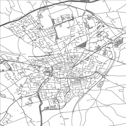 ROAD MAP OF LUNEL, FRANCE BY MAPBAKES