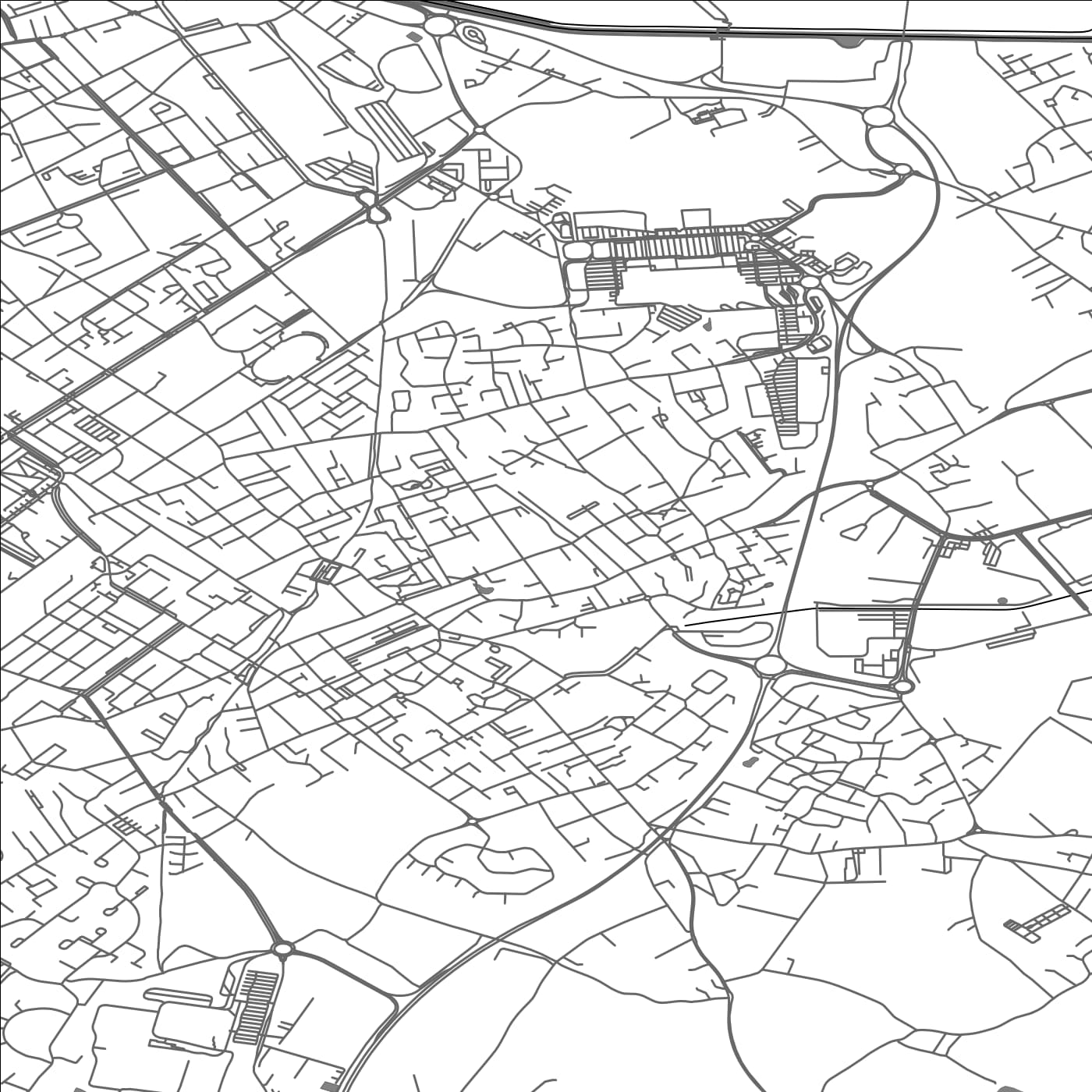 ROAD MAP OF LYS-LES-LANNOY, FRANCE BY MAPBAKES