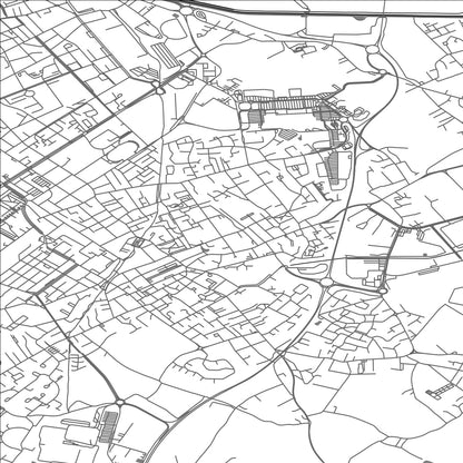 ROAD MAP OF LYS-LES-LANNOY, FRANCE BY MAPBAKES