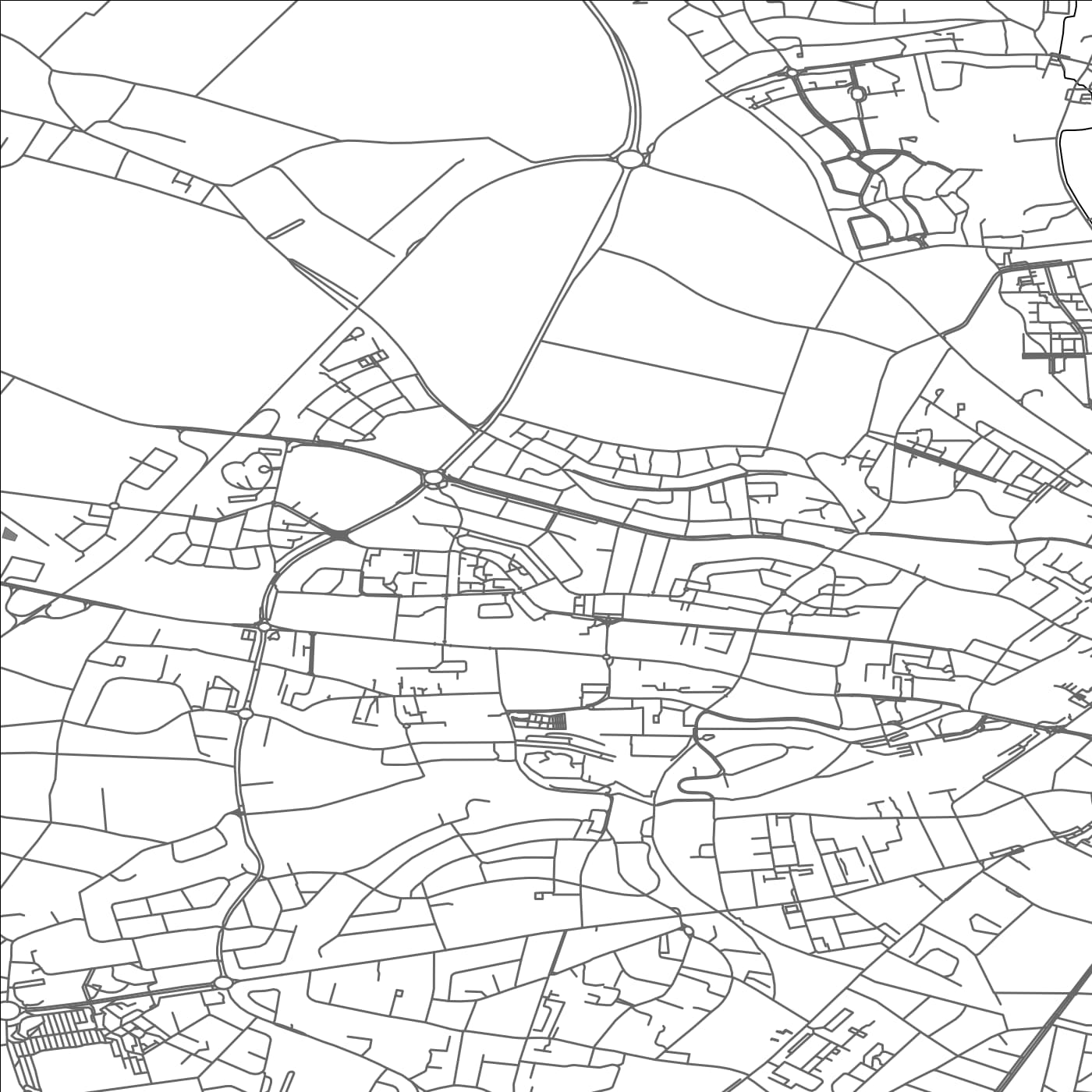 ROAD MAP OF MAINVILLIERS, FRANCE BY MAPBAKES