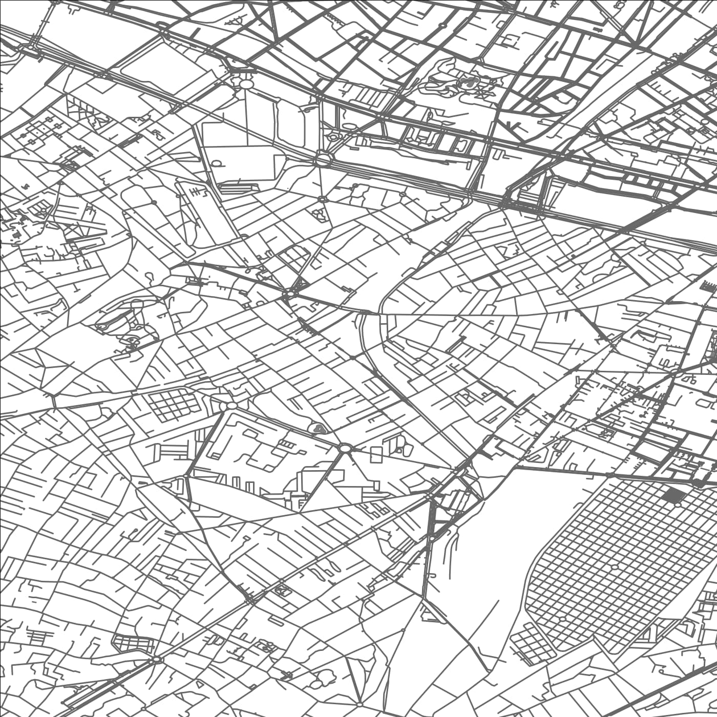 ROAD MAP OF MALAKOFF, FRANCE BY MAPBAKES