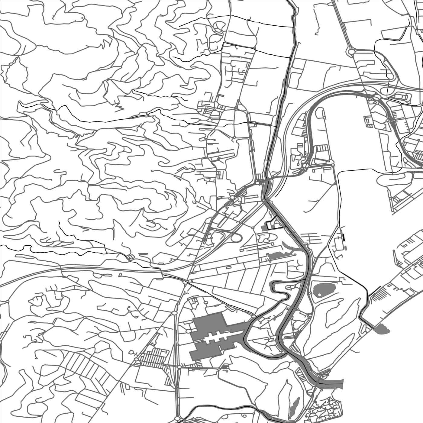 ROAD MAP OF MANDELIEU-LA-NAPOULE, FRANCE BY MAPBAKES