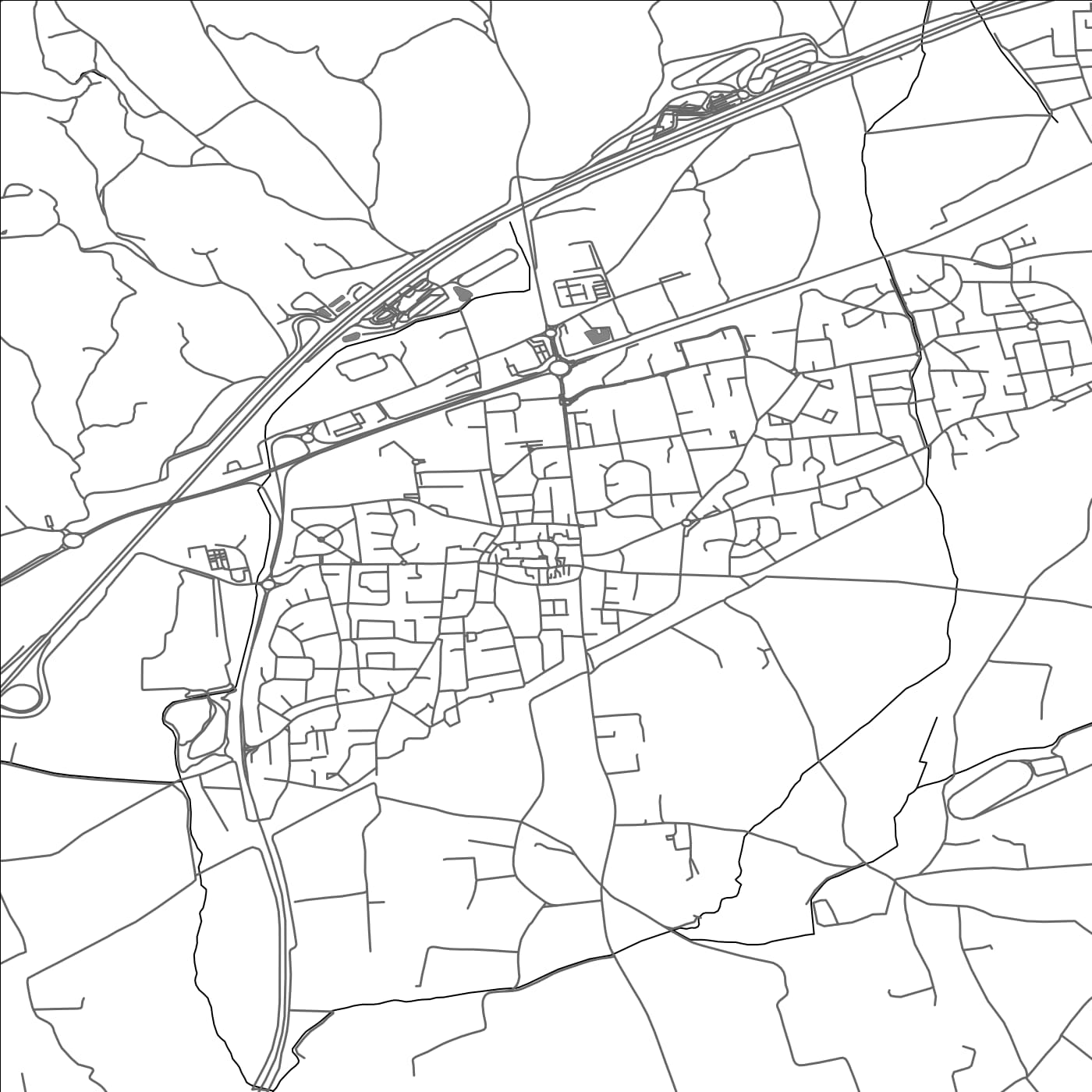 ROAD MAP OF MARGUERITTES, FRANCE BY MAPBAKES