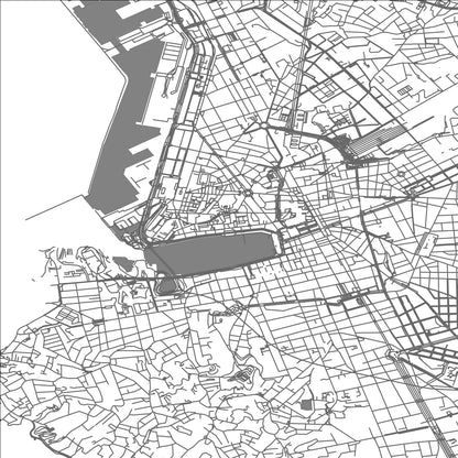 ROAD MAP OF MARSEILLE, FRANCE BY MAPBAKES