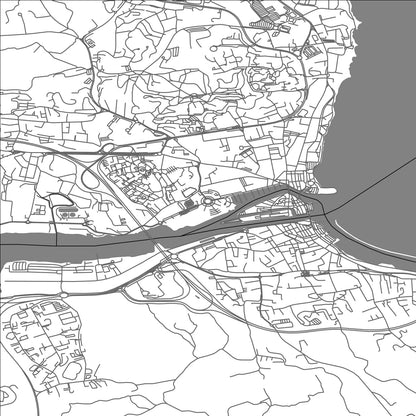 ROAD MAP OF MARTIGUES, FRANCE BY MAPBAKES