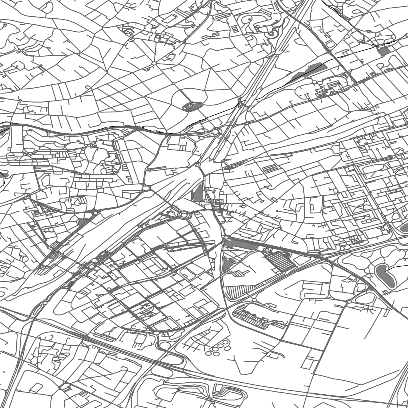 ROAD MAP OF MASSY, FRANCE BY MAPBAKES