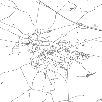 ROAD MAP OF MAULEON, FRANCE BY MAPBAKES