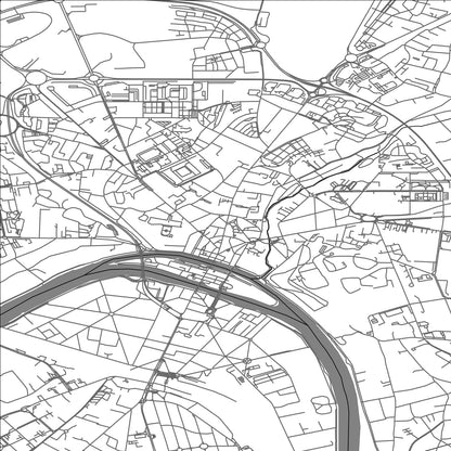 ROAD MAP OF MELUN, FRANCE BY MAPBAKES