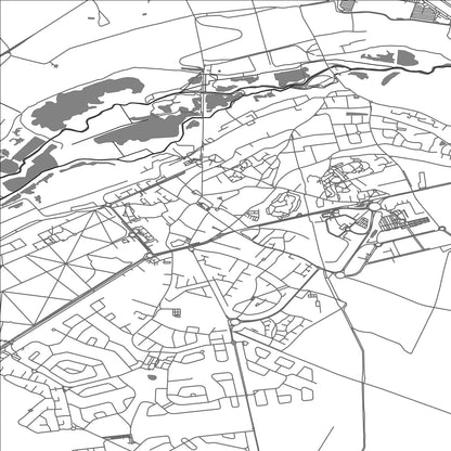 ROAD MAP OF MENNECY, FRANCE BY MAPBAKES