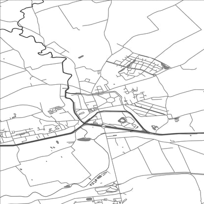 ROAD MAP OF MERVILLE, FRANCE BY MAPBAKES