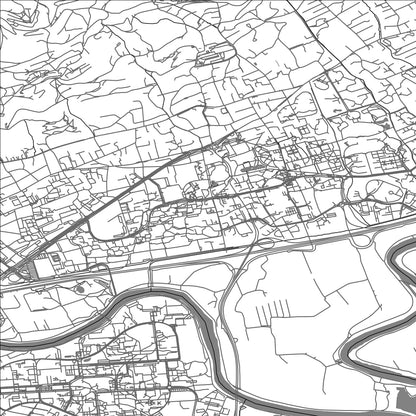 ROAD MAP OF MEYLAN, FRANCE BY MAPBAKES