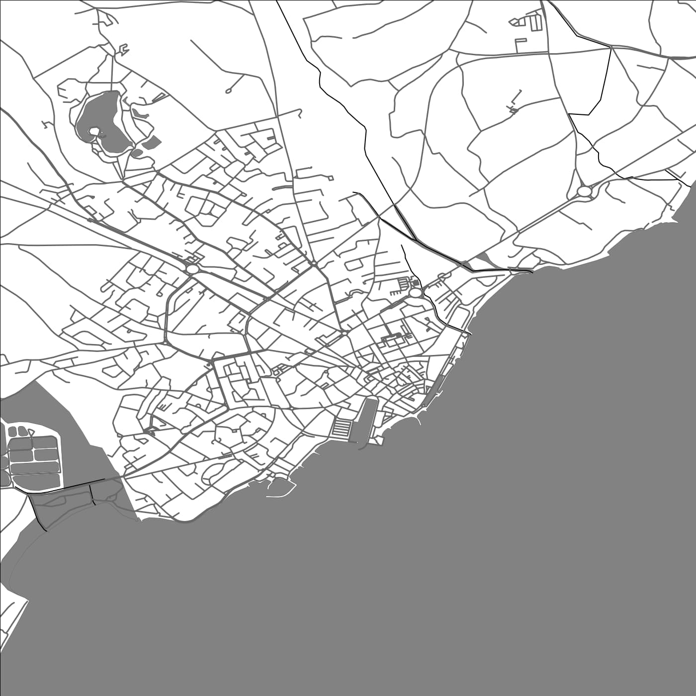 ROAD MAP OF MEZE, FRANCE BY MAPBAKES