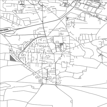 ROAD MAP OF MIONS, FRANCE BY MAPBAKES