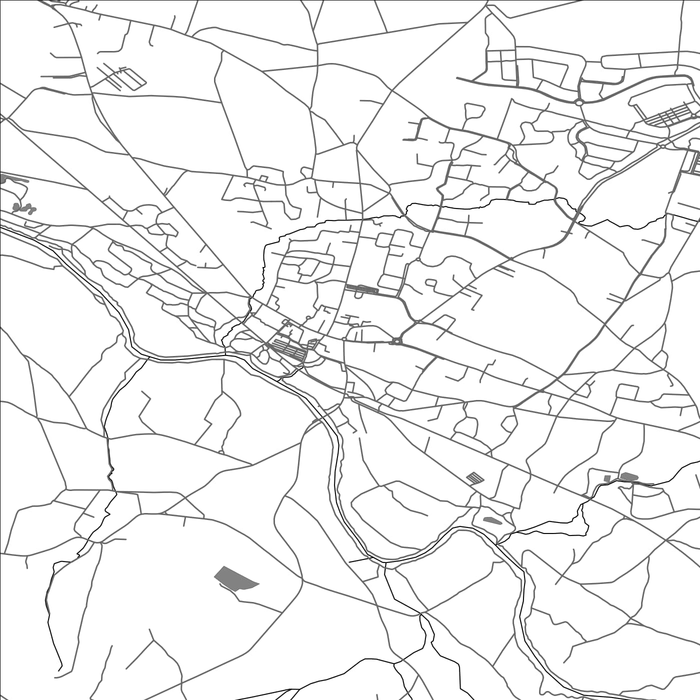 ROAD MAP OF MIOS, FRANCE BY MAPBAKES