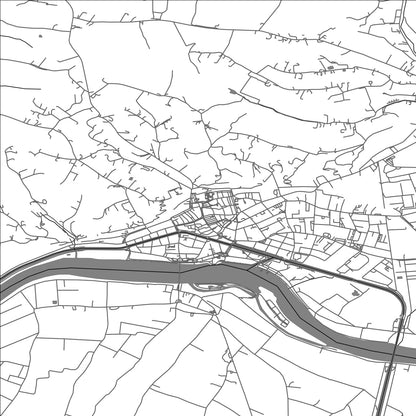 ROAD MAP OF MOISSAC, FRANCE BY MAPBAKES