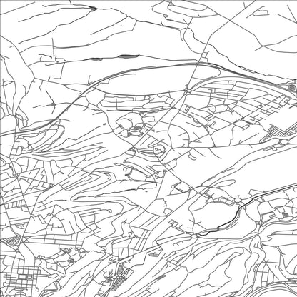 ROAD MAP OF MONT-SAINT-MARTIN, FRANCE BY MAPBAKES