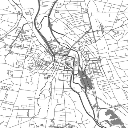 ROAD MAP OF MONTARGIS, FRANCE BY MAPBAKES