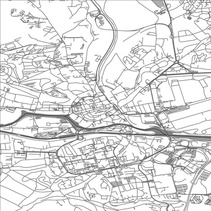 ROAD MAP OF MONTBELIARD, FRANCE BY MAPBAKES