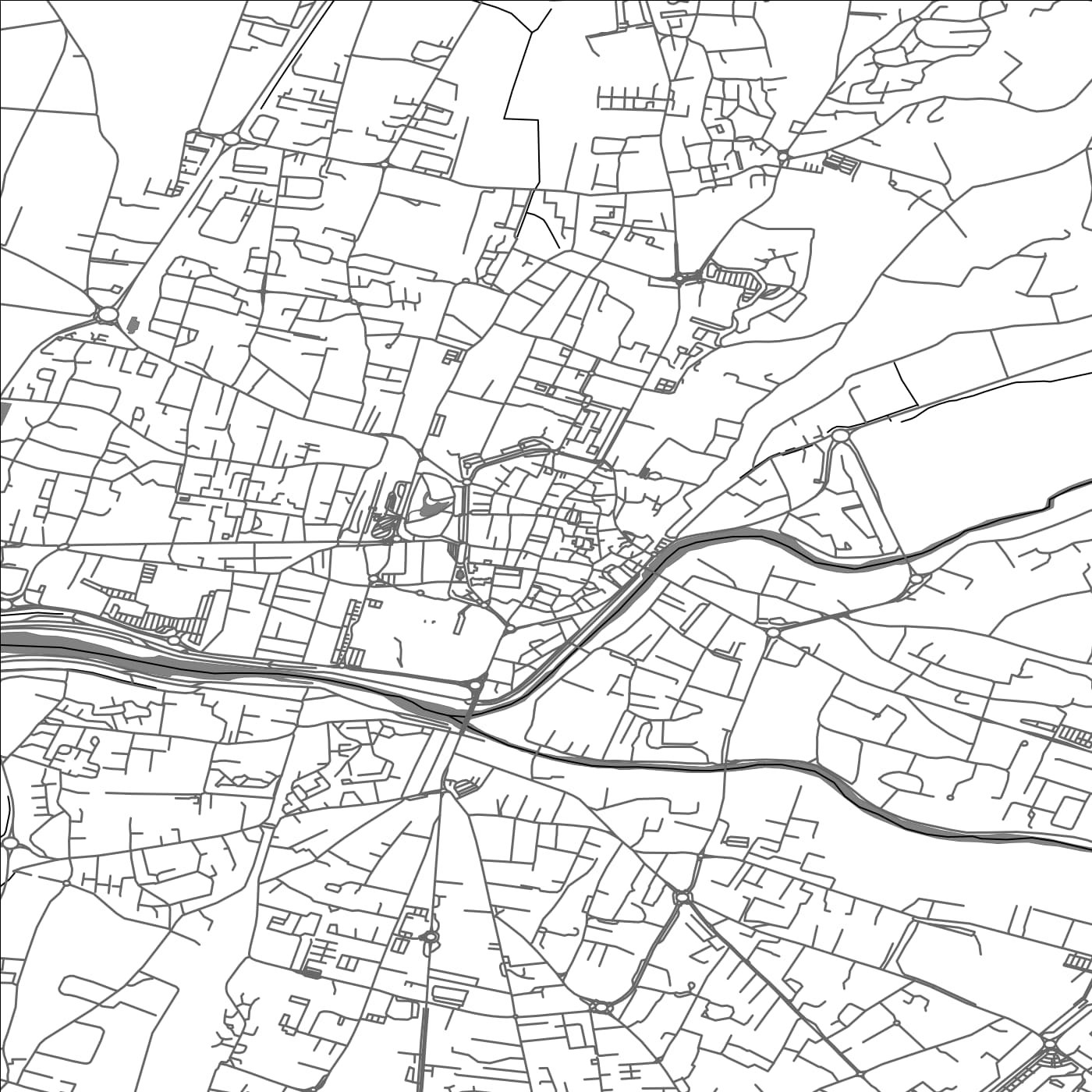 ROAD MAP OF MONTELIMAR, FRANCE BY MAPBAKES