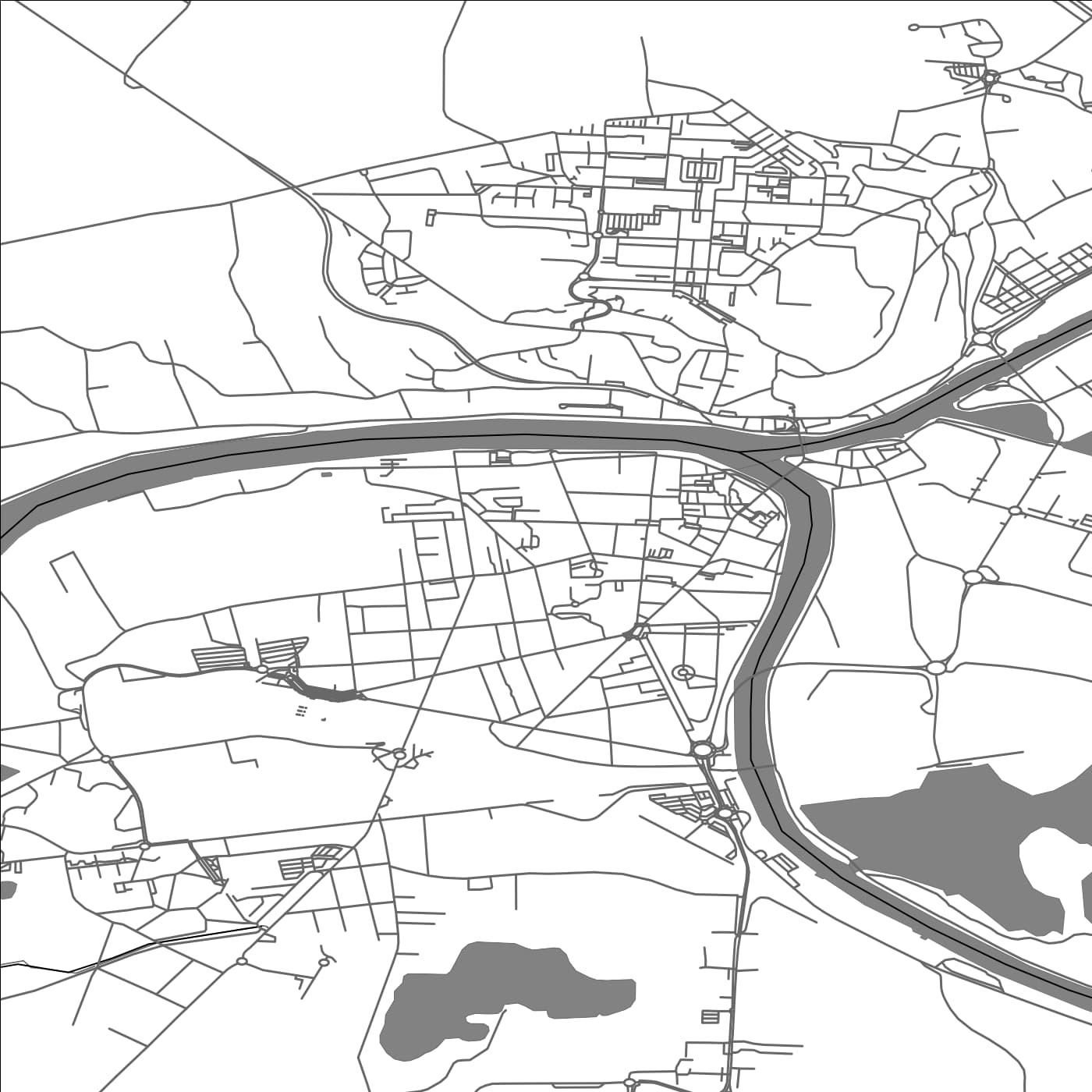 ROAD MAP OF MONTEREAU-FAUT-YONNE, FRANCE BY MAPBAKES