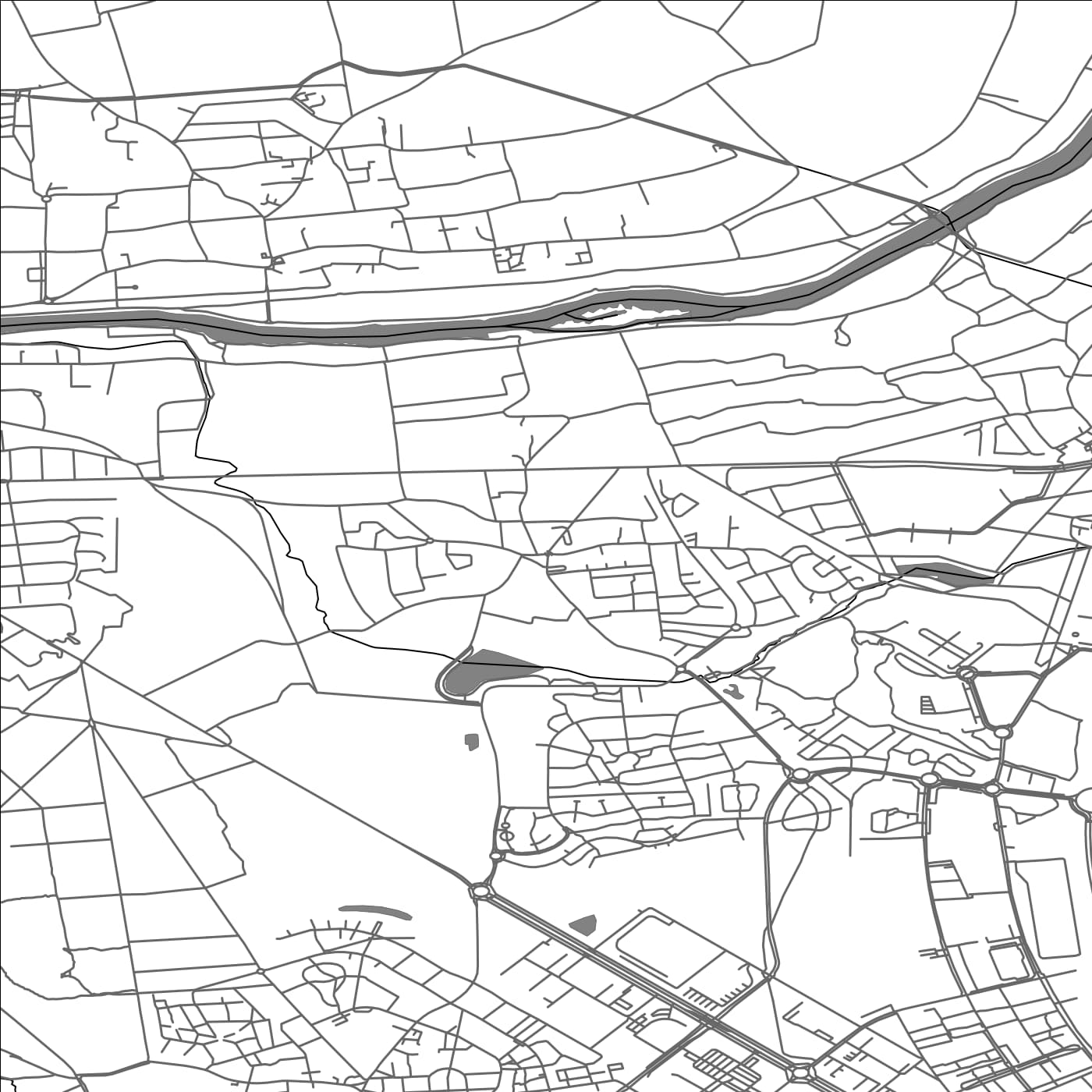 ROAD MAP OF MONTEVRAIN, FRANCE BY MAPBAKES