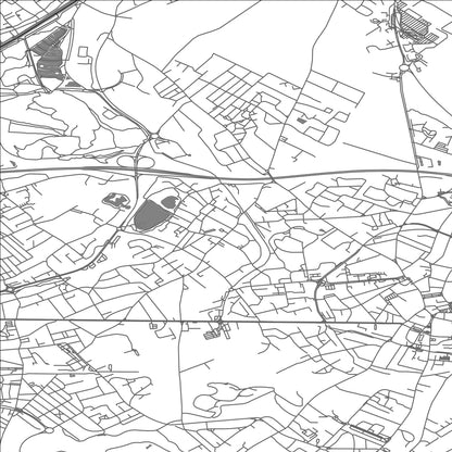 ROAD MAP OF MONTIGNY-EN-GOHELLE, FRANCE BY MAPBAKES