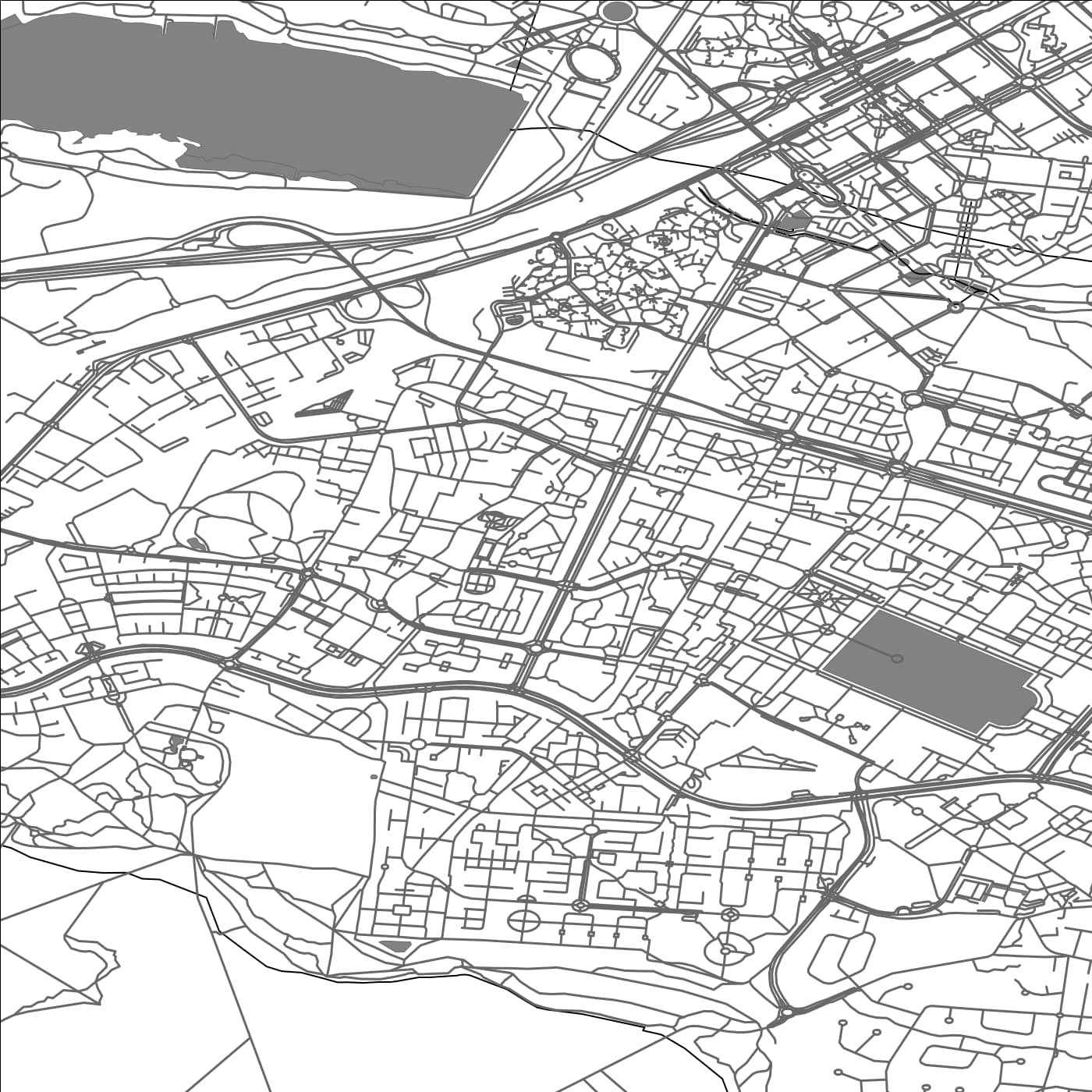 ROAD MAP OF MONTIGNY-LE-BRETONNEUX, FRANCE BY MAPBAKES