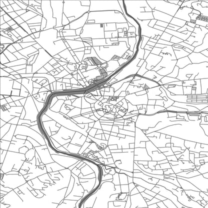 ROAD MAP OF MONTLUCON, FRANCE BY MAPBAKES