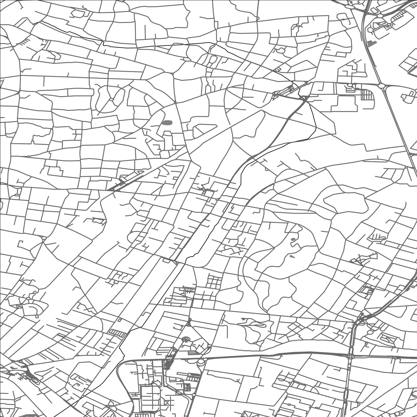 ROAD MAP OF MONTMAGNY, FRANCE BY MAPBAKES