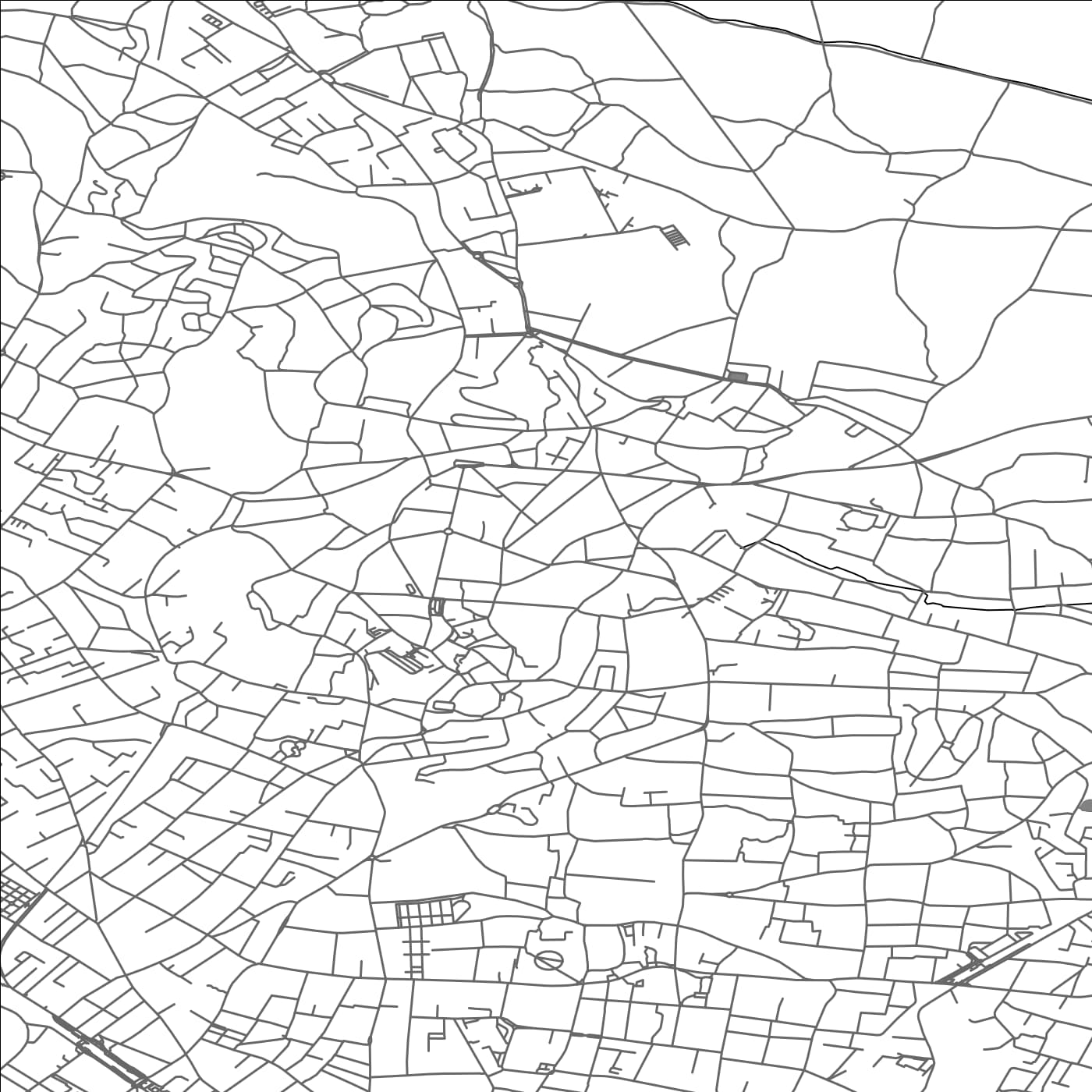 ROAD MAP OF MONTMORENCY, FRANCE BY MAPBAKES