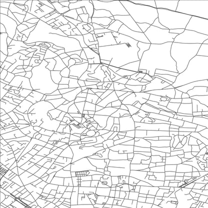 ROAD MAP OF MONTMORENCY, FRANCE BY MAPBAKES