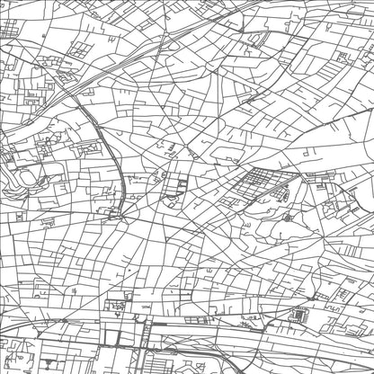 ROAD MAP OF MONTREUIL, FRANCE BY MAPBAKES