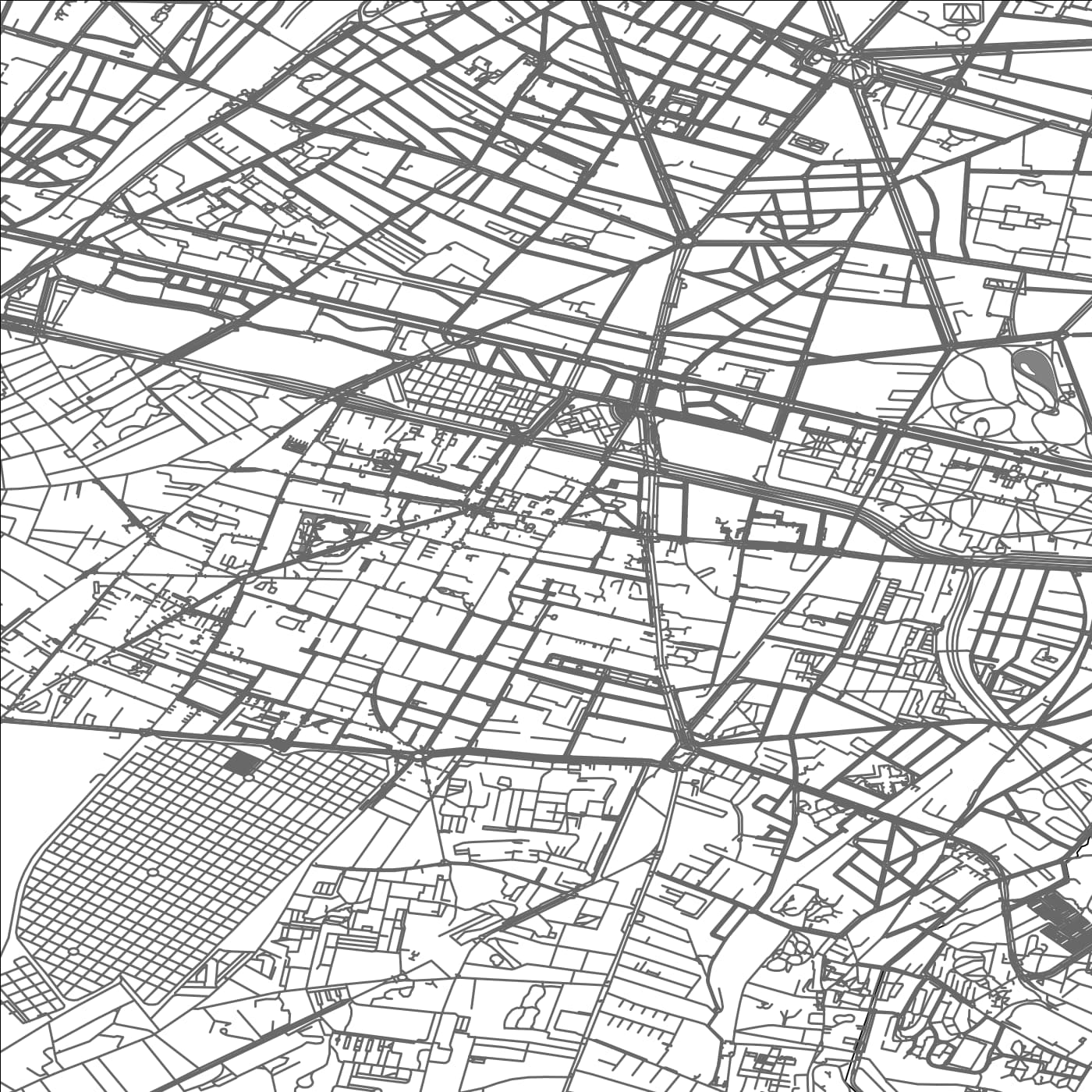 ROAD MAP OF MONTROUGE, FRANCE BY MAPBAKES