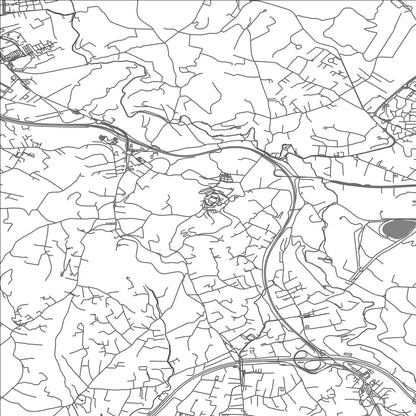 ROAD MAP OF MOUGINS, FRANCE BY MAPBAKES