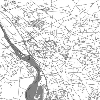 ROAD MAP OF MOULINS, FRANCE BY MAPBAKES