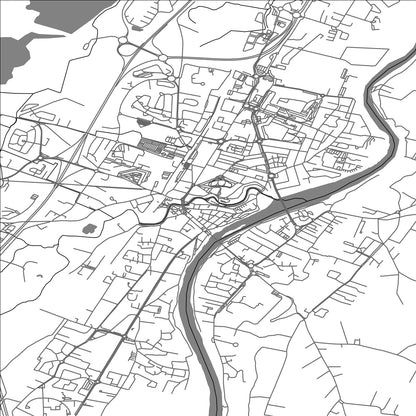 ROAD MAP OF MURET, FRANCE BY MAPBAKES