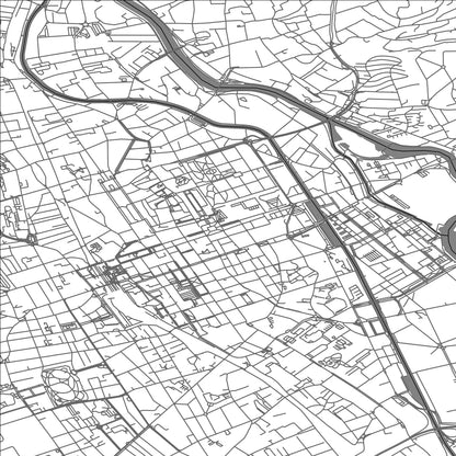 ROAD MAP OF NANCY, FRANCE BY MAPBAKES