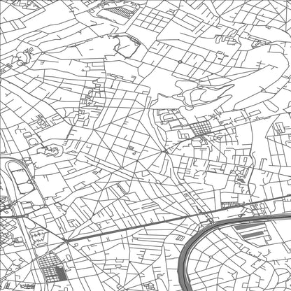 ROAD MAP OF NEUILLY-PLAISANCE, FRANCE BY MAPBAKES