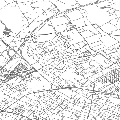 ROAD MAP OF NEUVILLE-EN-FERRAIN, FRANCE BY MAPBAKES