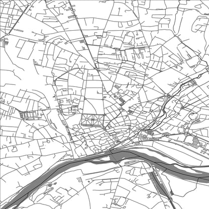 ROAD MAP OF NEVERS, FRANCE BY MAPBAKES