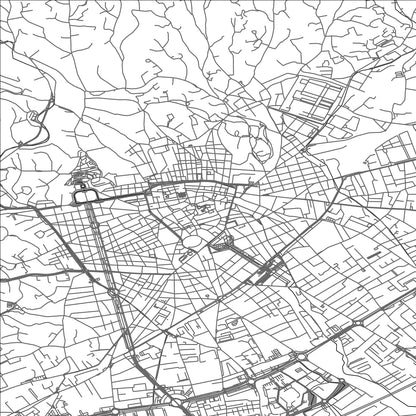 ROAD MAP OF NIMES, FRANCE BY MAPBAKES