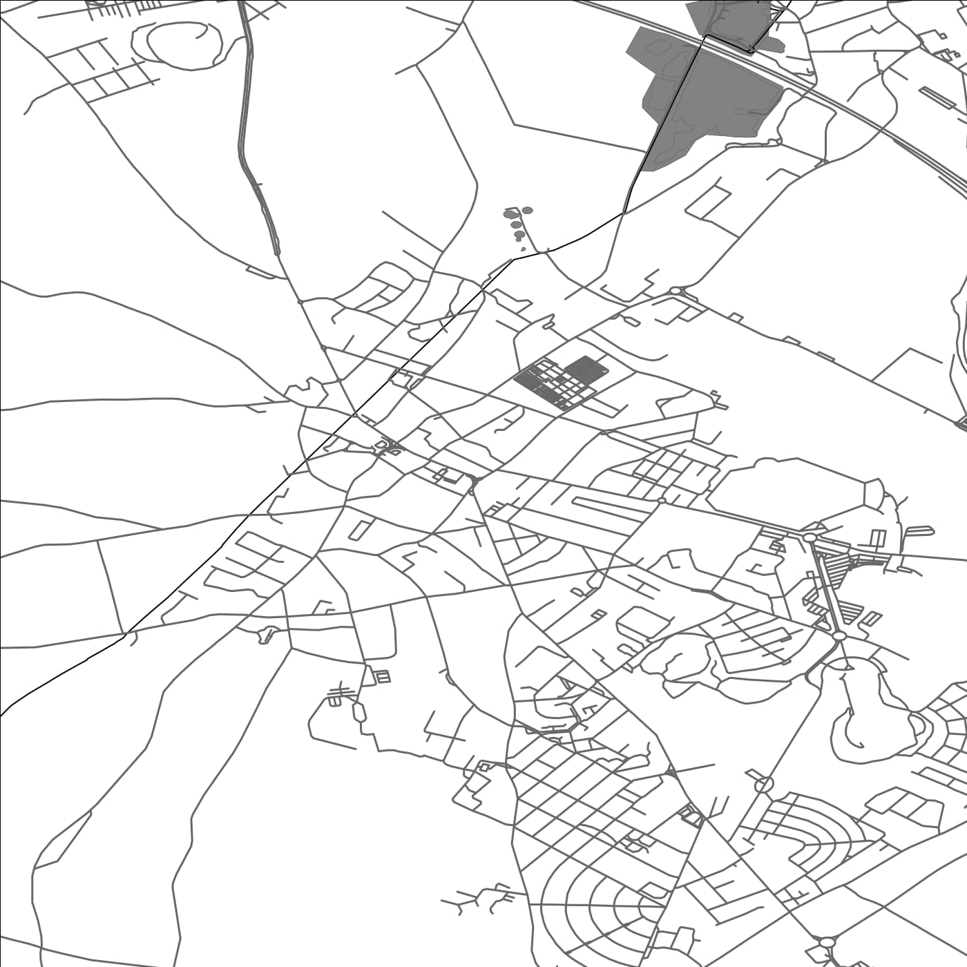 ROAD MAP OF NOEUX-LES-MINES, FRANCE BY MAPBAKES