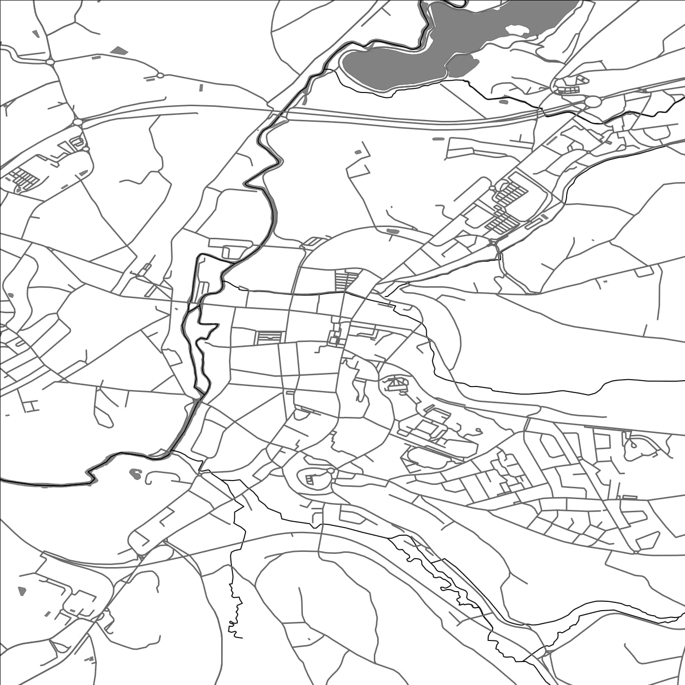 ROAD MAP OF NOGENT-LE-ROTROU, FRANCE BY MAPBAKES